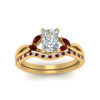 Load image into Gallery viewer, radiant-cut-engagement-ring-with-ruby-band-in-yellow-gold-FD8300RAB3GRUDR-NL-YG.jpg
