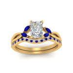 Load image into Gallery viewer, radiant-cut-engagement-ring-with-sapphire-band-in-yellow-gold-FD8300RAB3GSABL-NL-YG.jpg
