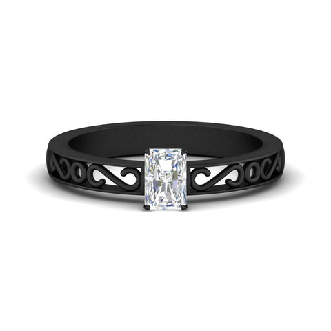 radiant-cut-filigree-single-stone-engagement-ring-in-black-gold-FDENS3289RAR-NL-BG.jpg?v=1763370611