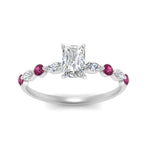 Load image into Gallery viewer, radiant-cut-floating-marquise-accent-pink-sapphire-engagement-ring-in-white-gold-FDEWB9398RARGSADRPIANGEL5-NL-WG?v=1756366435
