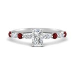 Load image into Gallery viewer, radiant-cut-floating-marquise-accent-ruby-engagement-ring-in-white-gold-FDEWB9398RARGRUDR-NL-WG_82a6ab19-8fa9-4a8b-b2e0-2e3a31131078?v=1756366552

