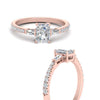 Load image into Gallery viewer, Delicate Antique Pave Radiant Cut Diamond Ring