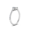 Load image into Gallery viewer, Delicate Antique Pave Radiant Cut Diamond Ring