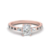 Load image into Gallery viewer, Delicate Antique Pave Radiant Cut Diamond Ring