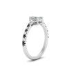 Load image into Gallery viewer, Delicate Antique Pave Radiant Cut Diamond Ring