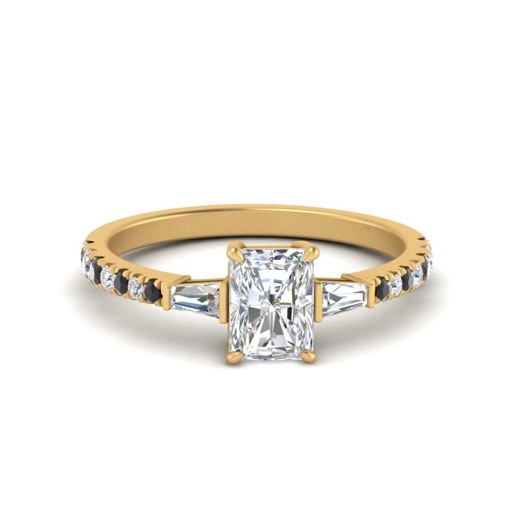 Delicate Antique Pave Radiant Engagement Ring