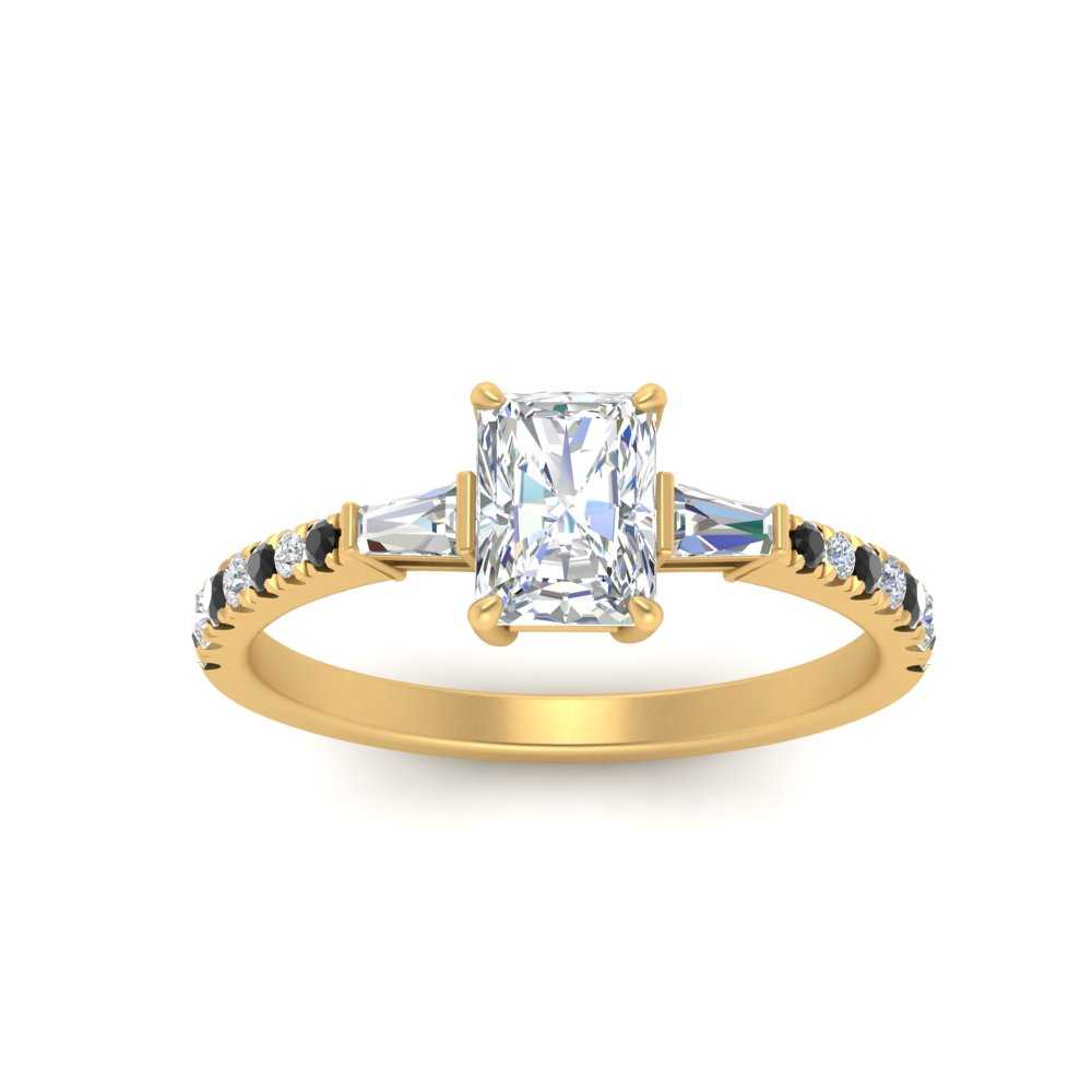 Delicate Antique Pave Radiant Cut Diamond Ring