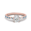 Load image into Gallery viewer, Delicate Antique Pave Radiant Cut Diamond Ring