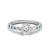 Load image into Gallery viewer, Delicate Antique Pave Radiant Cut Diamond Ring