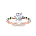 Load image into Gallery viewer, Delicate Antique Pave Radiant Cut Diamond Ring
