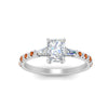 Load image into Gallery viewer, Delicate Antique Pave Radiant Cut Diamond Ring
