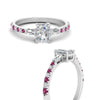Load image into Gallery viewer, Delicate Antique Pave Radiant Cut Diamond Ring