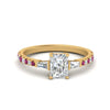 Load image into Gallery viewer, Delicate Antique Pave Radiant Cut Diamond Ring