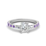 Load image into Gallery viewer, Delicate Antique Pave Radiant Engagement Ring

