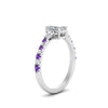 Load image into Gallery viewer, Delicate Antique Pave Radiant Cut Diamond Ring