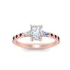 Load image into Gallery viewer, Delicate Antique Pave Radiant Cut Diamond Ring