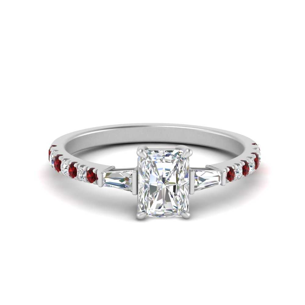 Delicate Antique Pave Radiant Cut Diamond Ring