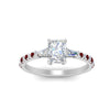 Load image into Gallery viewer, Delicate Antique Pave Radiant Cut Diamond Ring