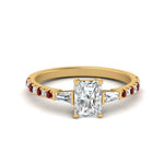 Load image into Gallery viewer, Delicate Antique Pave Radiant Engagement Ring
