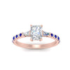 Load image into Gallery viewer, Delicate Antique Pave Radiant Cut Diamond Ring
