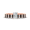 Load image into Gallery viewer, radiant-cut-french-pave-black-diamond-wedding-ring-set-in-rose-gold-FD11408RAGBLACK-NL-RG_7a2dd23a-e7be-438d-b99f-c8d9b4bf6fb3?v=1763104462
