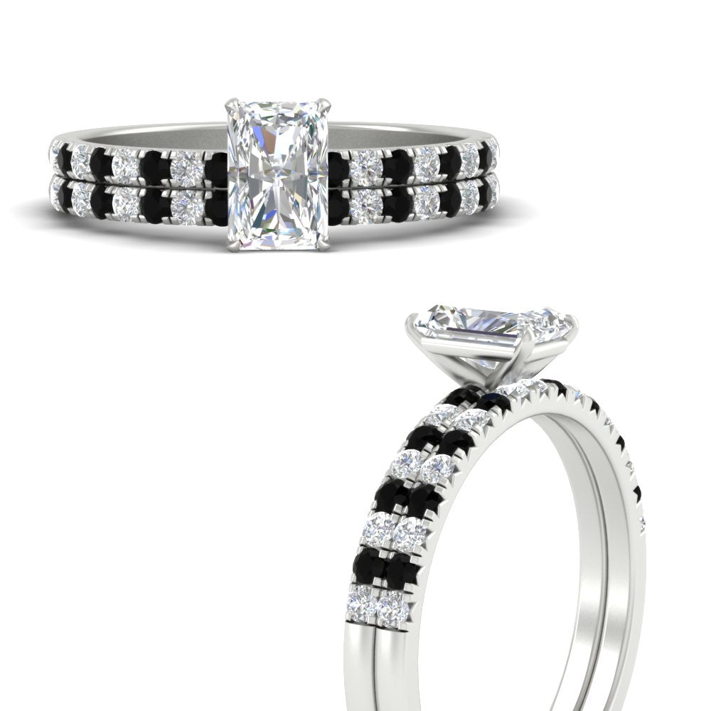 radiant-cut-french-pave-black-diamond-wedding-ring-set-in-white-gold-FD11408RAGBLACKANGLE3-NL-WG?v=1763104320