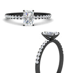 Load image into Gallery viewer, radiant-cut-french-pave-diamond-engagement-ring-in-black-gold-FD11408RARANGLE3-NL-BG_e13f6453-4020-448f-9ff9-d90fb3237d64?v=1762849885
