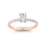 Load image into Gallery viewer, radiant-cut-french-pave-diamond-engagement-ring-in-rose-gold-FD11408RARANGLE5-NL-RG_6aa29232-b5a4-408a-9458-81613b845c75?v=1762849885
