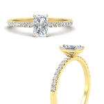 Load image into Gallery viewer, radiant-cut-french-pave-diamond-engagement-ring-in-yellow-gold-FD11408RARANGLE3-NL-YG_968f35b3-4d59-456e-9d96-e345f94731f3?v=1762849885
