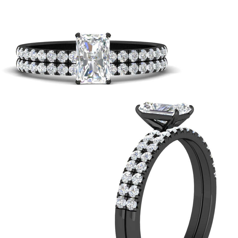 radiant-cut-french-pave-diamond-wedding-ring-set-in-black-gold-FD11408RAANGLE3-NL-BG?v=1763104319