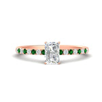 Load image into Gallery viewer, radiant-cut-french-pave-emerald-engagement-ring-in-rose-gold-FD11408RARGEMGR-NL-RG_99216d36-06d7-4a85-ad1c-590c03aacef5?v=1762849885
