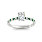 Load image into Gallery viewer, radiant-cut-french-pave-emerald-engagement-ring-in-white-gold-FD11408RARGEMGRANGLE5-NL-WG_dd96046d-5cd6-4b24-8662-5f8fa44b3dc3?v=1762849885
