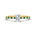 Load image into Gallery viewer, radiant-cut-french-pave-emerald-engagement-ring-in-yellow-gold-FD11408RARGEMGR-NL-YG_84bb3ded-fa5a-40f0-99f1-79f89f5bd3cd?v=1762849885
