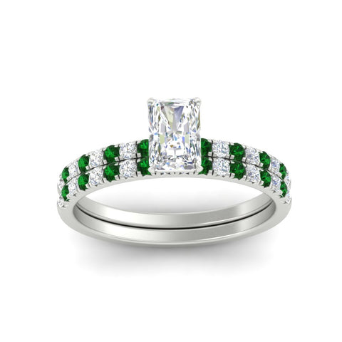 radiant-cut-french-pave-emerald-wedding-ring-set-in-white-gold-FD11408RAGEMGRANGLE5-NL-WG?v=1763104319