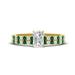 Load image into Gallery viewer, radiant-cut-french-pave-emerald-wedding-ring-set-in-yellow-gold-FD11408RAGEMGR-NL-YG_0f87253c-7ec4-4125-bd9c-8e99d852e3c8?v=1763104462
