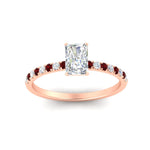 Load image into Gallery viewer, radiant-cut-french-pave-ruby-engagement-ring-in-rose-gold-FD11408RARGRUDRANGLE5-NL-RG_319f476b-416a-4b4d-8115-25dd09246289?v=1762849885

