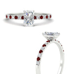 Load image into Gallery viewer, radiant-cut-french-pave-ruby-engagement-ring-in-white-gold-FD11408RARGRUDRANGLE3-NL-WG_48493402-387f-4453-b735-a85fc5a73e81?v=1762849886
