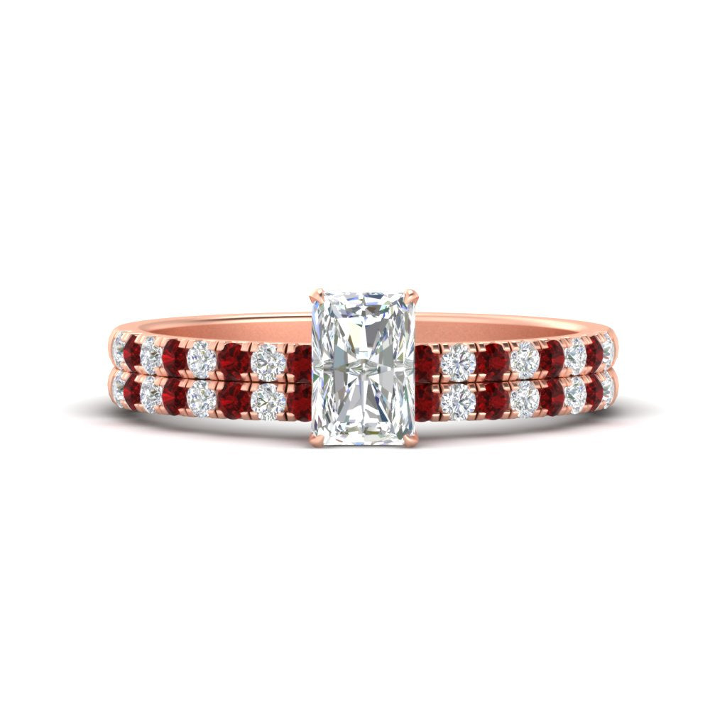 radiant-cut-french-pave-ruby-wedding-ring-set-in-rose-gold-FD11408RAGRUDR-NL-RG?v=1763104319
