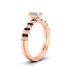 Load image into Gallery viewer, radiant-cut-french-pave-ruby-wedding-ring-set-in-rose-gold-FD11408RAGRUDRANGLE2-NL-RG_f3a5e612-897e-4b2c-9d32-0782742b09b3?v=1763104462