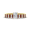 Load image into Gallery viewer, radiant-cut-french-pave-ruby-wedding-ring-set-in-yellow-gold-FD11408RAGRUDR-NL-YG_b486ec70-7af9-4b92-a4f1-da49ddac9566?v=1763104462