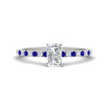 Load image into Gallery viewer, radiant-cut-french-pave-sapphire-engagement-ring-in-white-gold-FD11408RARGSABL-NL-WG_89069c86-5488-4b73-a859-e59a5c4a35ab?v=1762849885
