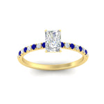 Load image into Gallery viewer, radiant-cut-french-pave-sapphire-engagement-ring-in-yellow-gold-FD11408RARGSABLANGLE5-NL-YG_0e0d5feb-c1e3-4021-871d-07ff9473d918?v=1762849885
