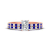 Load image into Gallery viewer, radiant-cut-french-pave-sapphire-wedding-ring-set-in-rose-gold-FD11408RAGSABL-NL-RG_1b6f4e36-9bcc-425e-8606-8cadf1b6a58c?v=1763104462