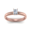 Load image into Gallery viewer, radiant-cut-glossy-milgrain-single-stone-anniversary-diamond-ring-in-14K-rose-gold-FD-ENR8985RARANGLE5-NL-RG