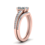 Load image into Gallery viewer, radiant-cut-graduated-channel-diamond-wedding-set-in-FD122866RA-NL-RG
