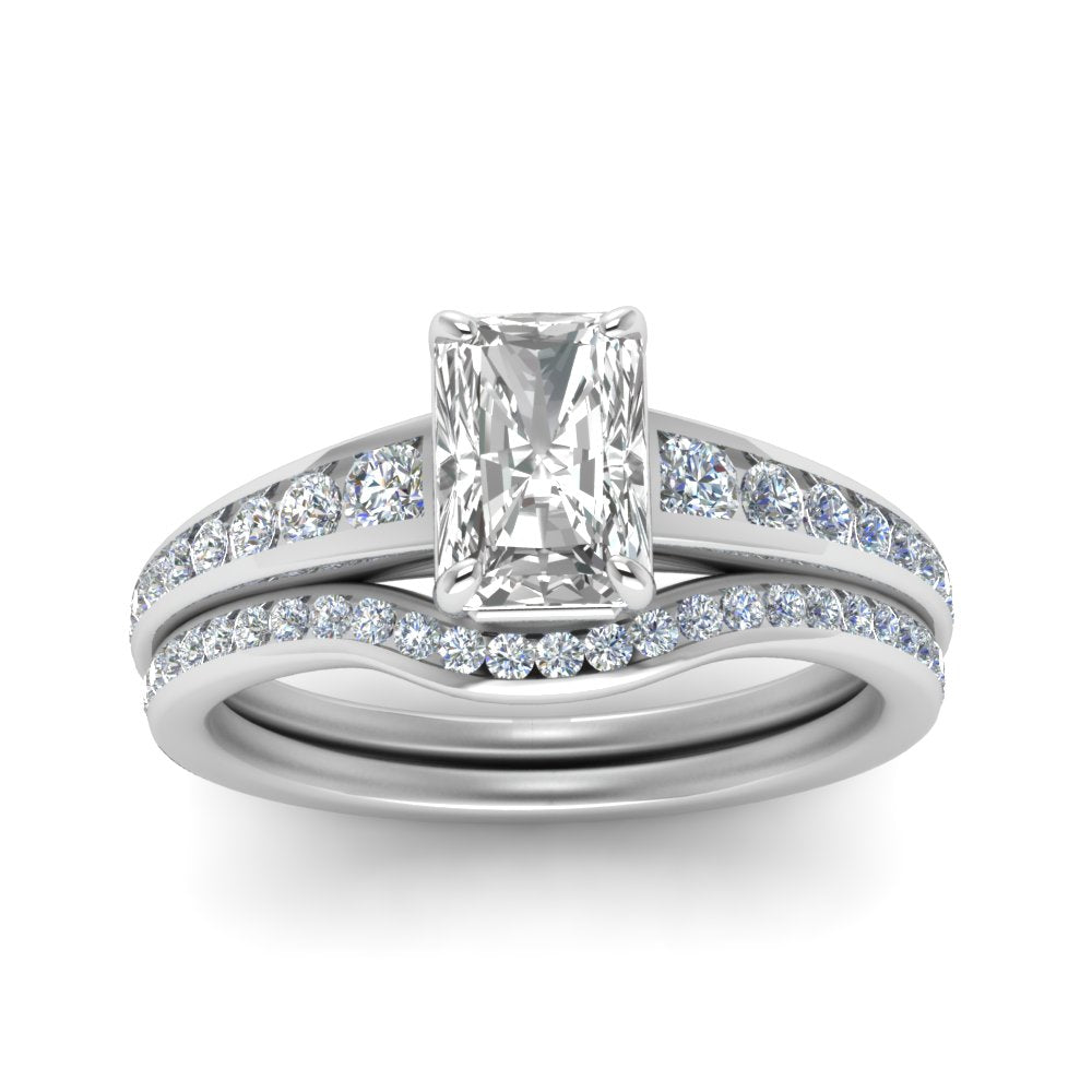radiant-cut-graduated-channel-diamond-wedding-set-in-FD122866RA-NL-WG