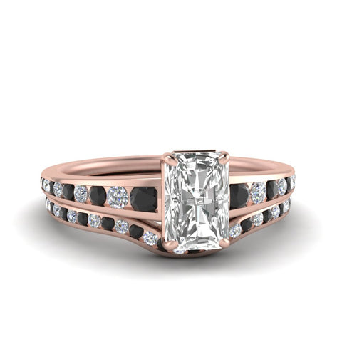 radiant-cut-graduated-channel-wedding-set-with-black-diamond-in-FD122866RAGBLACK-NL-RG