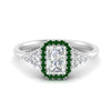 Load image into Gallery viewer, radiant-cut-halo-cluster-accent-emerald-engagement-ring-in-white-gold-FD10512RARGEMGR-NL-WG_948633a1-2009-49f6-9dd2-33ae188b3658.jpg?v=1770117394