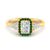 Load image into Gallery viewer, radiant-cut-halo-cluster-accent-emerald-engagement-ring-in-yellow-gold-FD10512RARGEMGR-NL-YG_58eeb719-9517-4526-8607-e6b6855ec097.jpg?v=1770117394