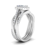Load image into Gallery viewer, radiant-cut-halo-diamond-infinity-bridal-set-in-white-gold-FD9212RA-NL-WG-B2.jpg
